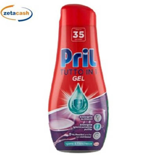 Pril Tutto In Uno Gel Sciogligrasso 630 ml 35 Lavaggi