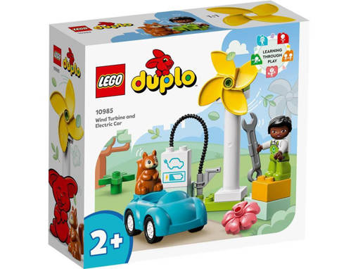 Lego Duplo Town 10985 Turbina eolica e auto elettrica