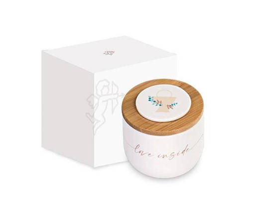 Cupido 1 Pezzi Candela Baratt.Bianco Comunion D.60Xh.60