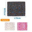Nobleza Cuscino fantasia in flanella double-face L70*W55cm