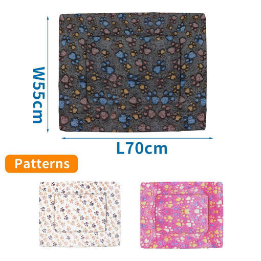 Nobleza Cuscino fantasia in flanella double-face L70*W55cm