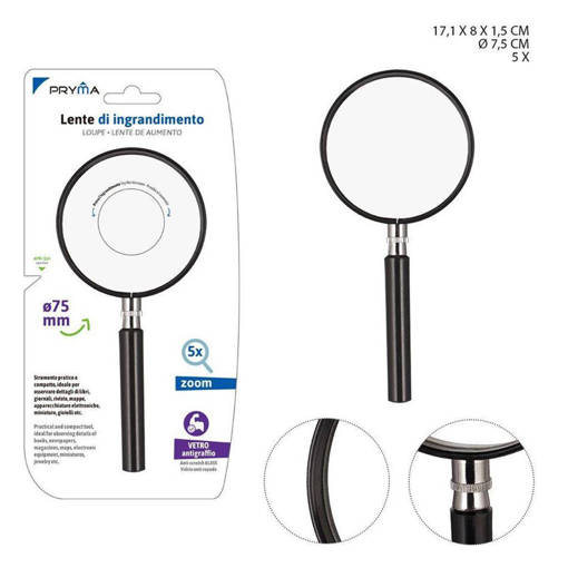 Pryma Lente Ingrandimento 5X D.75Mm 171X80X15Mm 0209868