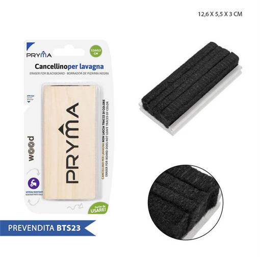 Pryma Cancellino Feltro In Legno 12.6X5.5Cm Bl. 0217240