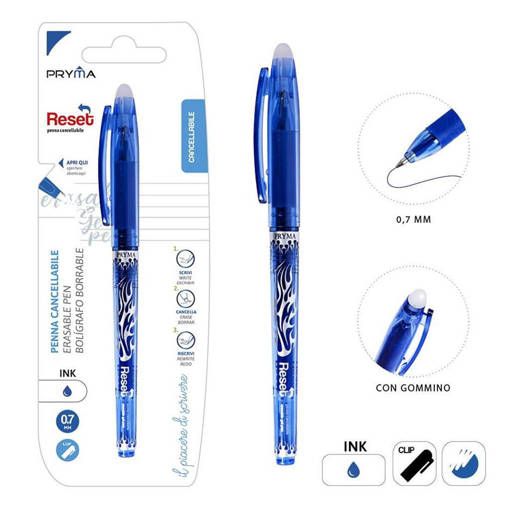 Pryma Penna Cancellabile Reset 0.7Mm Blu Bl. 0210450