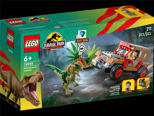 Lego Jurassic World 76958 L’agguato del Dilofosauro