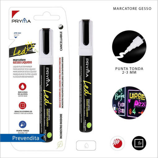 Pryma Marcat.Gesso Liquido P/Tonda 2-3Mm Bianco 0221329