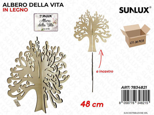 Albero Della Vita In Legno 48Cm /Pz Da 2**