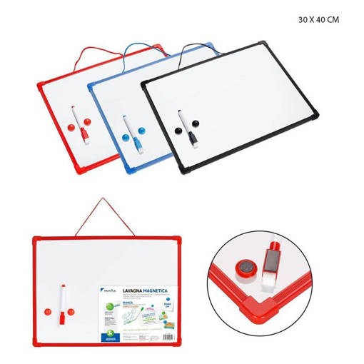Pryma Lavagna Magnetica Bianca 30X40Cm C/Appendino 0122449