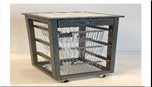 Legno Line Carrello Legno Slim  Grigio   1415