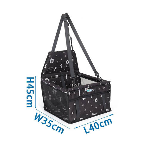 Nobleza Seggiolino per auto L40*W35*H45cm NERO