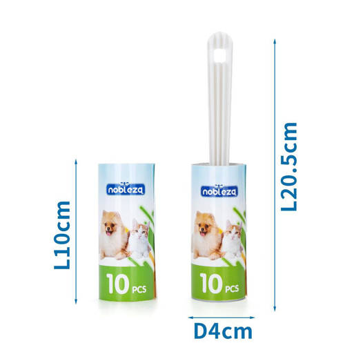 Nobleza Rullo rimuovi pelo per tessuti (1 ricariche) D4*L20.5cm