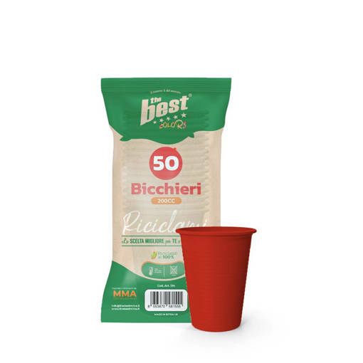 Bicchieri Rossi The Best Bicchieri 50 Pcs