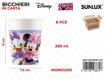 Bicchieri Carta Fsc Minnie Junior Ml 200 Cf8