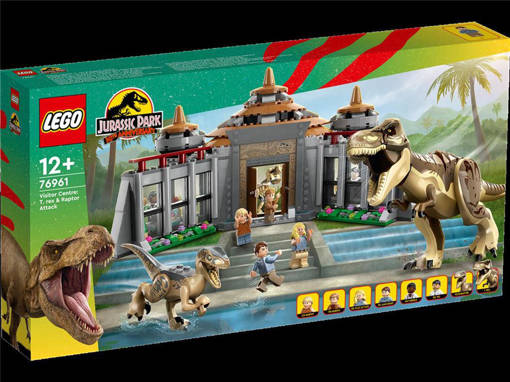 Lego Jurassic World 76961 Centro visitatori: l’attacco del T. rex e del Raptor