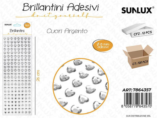 Brillantini Adv Argento D.8Mm*26Cm /Pz Da 12**
