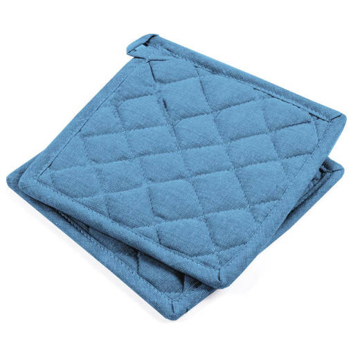 Zambetti Coppia Presine Ajour Petrolio 