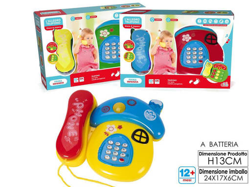 L'Allegro Telefono B/O Lu/Suo 3Ass