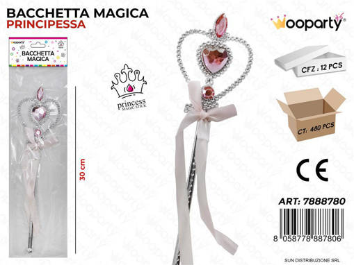 Wooparty Bacchetta Magica Da Principessa 30Cm /Pz Da 12**