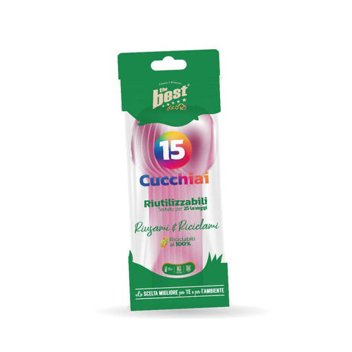 Posate Fucsia Riutilizzabili The Best Cucchiai Riutilizzabili 15 Pcs