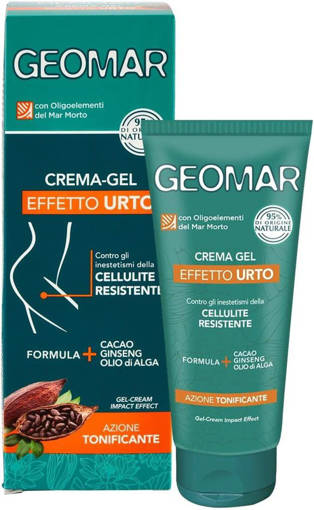 Geomar Crema Gel Effetto Urto Tonificante Cacao Ginseng Olio Di Alga 200 ml           