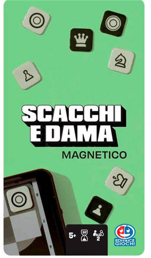 Spin Master - Eg Classici Vassoio Magnetici 12 Pz (Scacchi& Dama) 6066855_1