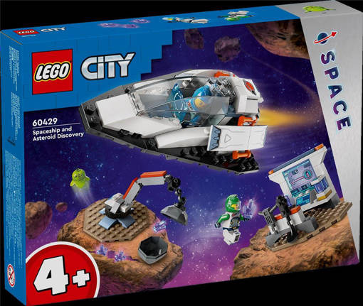 Lego City Space 60429 Navetta spaziale e scoperta di asteroidi