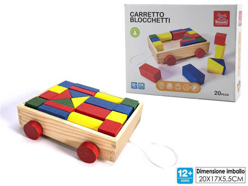Carretto C/20 Blocchetti Legno