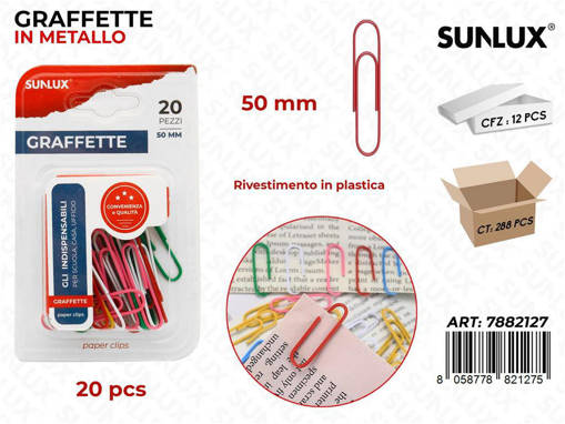 Sunlux - Bl. Graffette Col. Ass. 20Pcs 50Mm/Pz Da 12** 7882127
