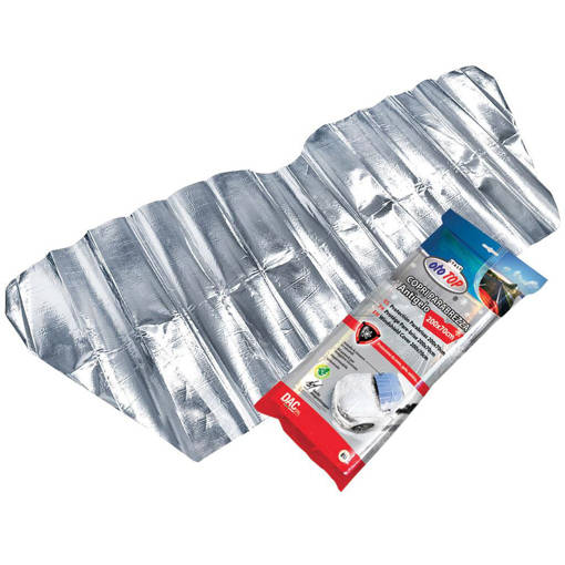 Ototop Silver Pro Telo Paragelo E Parasole, In Doppio Pet Metallizzato - Universale 200 Cm