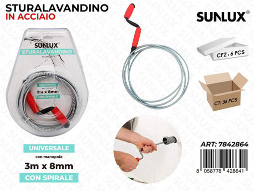 Bathrex Sturalavandino In Acciaio 3Mt*8Mm