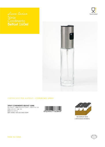 Zambetti Spray Condimento Belfast 160 Ml