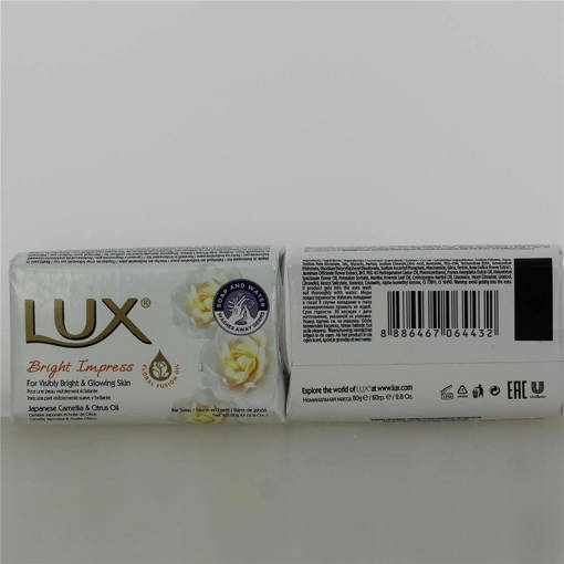 Lux Bar Soap 80Gr Bright Impress