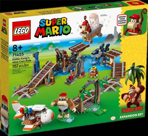 Lego Super Mario 71425 Pack di espansione Corsa nella miniera di Diddy Kong