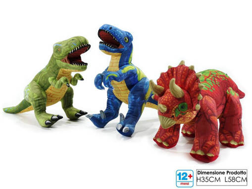 Morbidosi-Dinosauro H35Cm 3Ass