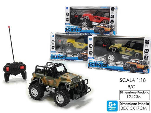 Auto R/C "Off-Road King" 4Funz. 3Ass