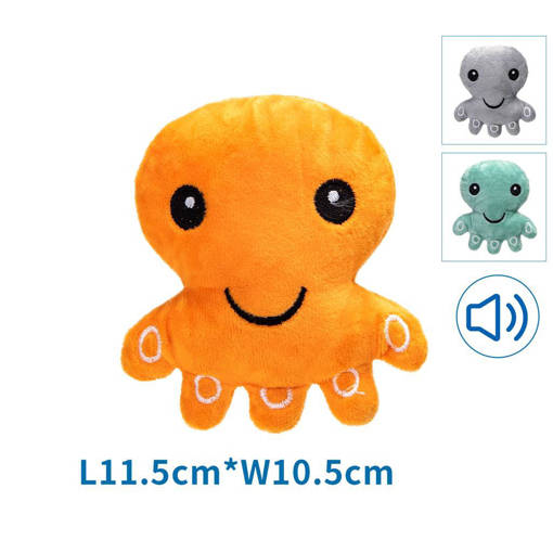 Polpo di peluche sonoro