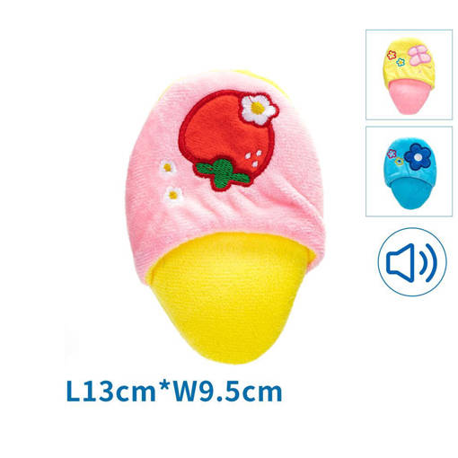 Ciabattine di peluche sonore
