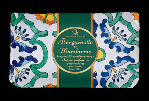 Aquaviva Saponetta Sapone Bergamotto E Mandarino 250G