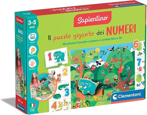 Clementoni - Sapientino - Il Puzzle Gigante dei Numeri 16875