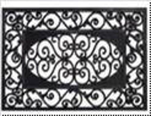 Zerbino in PVC,dim. 595 x 395 X 9 mm.