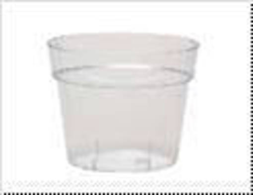 Vaso trasparente Ø 18 cm per orchidee