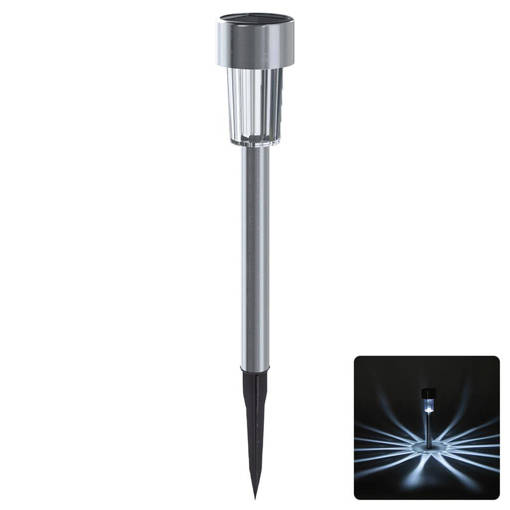 Aigostar Lampioncino LED solare in acciaio inox 6500K