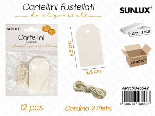 CARTELLINI FUSTELLATI 6.5 3.8 CM 