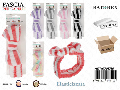 Bathrex.Fascia Capelli Righe