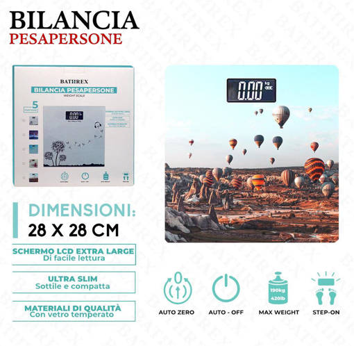 Bathrex Bilancia Pesapersone Mongolfiera
