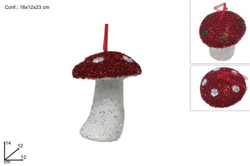 Appendino Fungo 14Cm 2Assortimenti