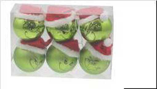 Nataluna Box 6 Sfere 8Cm Luc/Matt M.6Gy 6Ass P.Verde