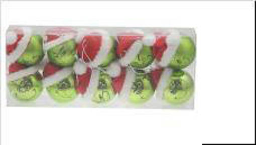 Nataluna Box 10 Sfere 6Cm Luc/Mat M.10Gy 6Ass P.Verde