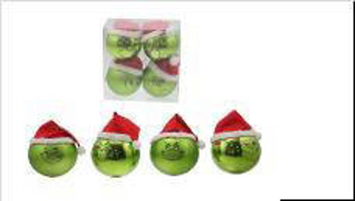 Nataluna Box 4 Sfere 10Cm Luc/Mat M.4Gy 4Ass P.Verde