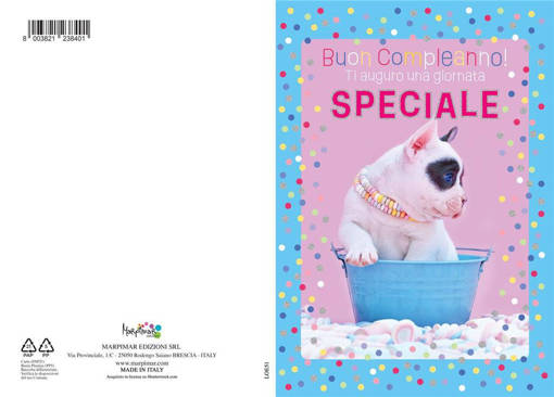 Marpimar - Compleanno Cane Foil Olografico LOE51